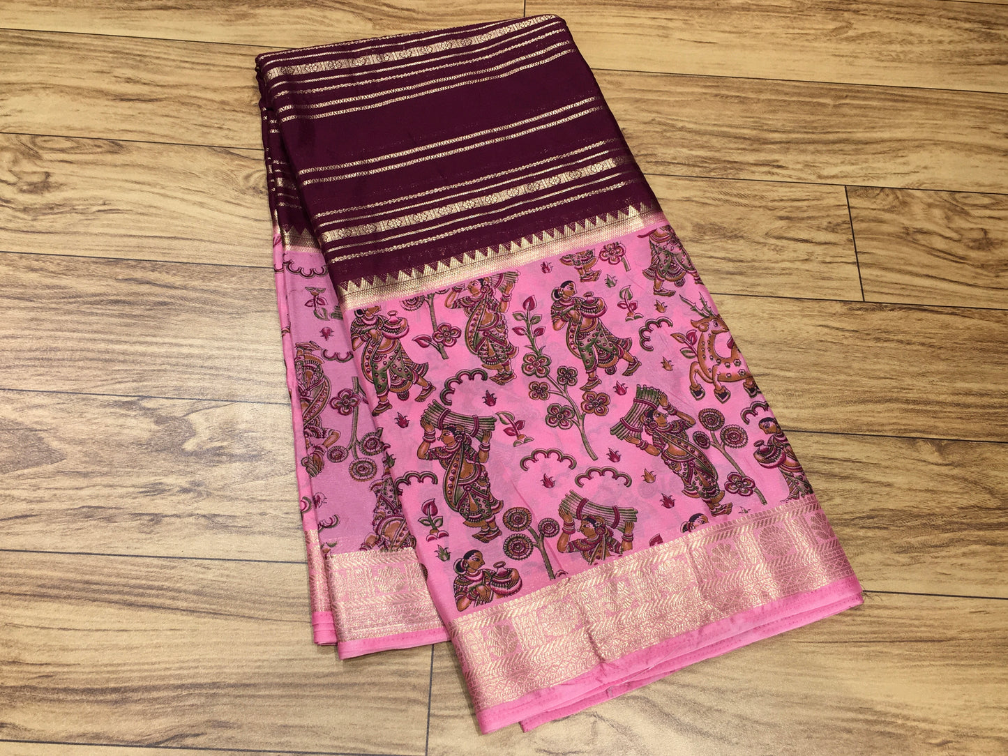Semi Mysore Crape Silk