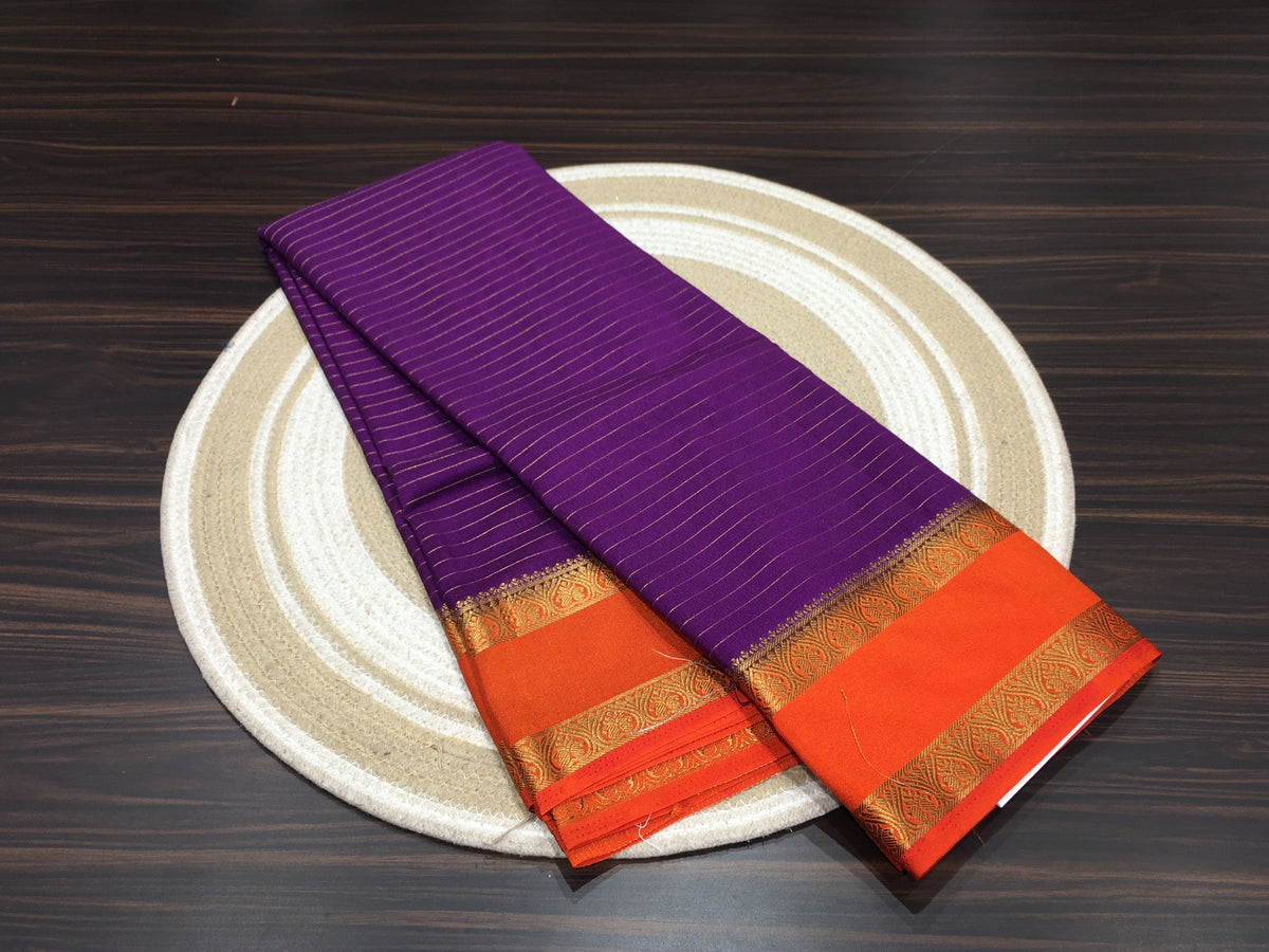 Semi Mysore Crape Silk