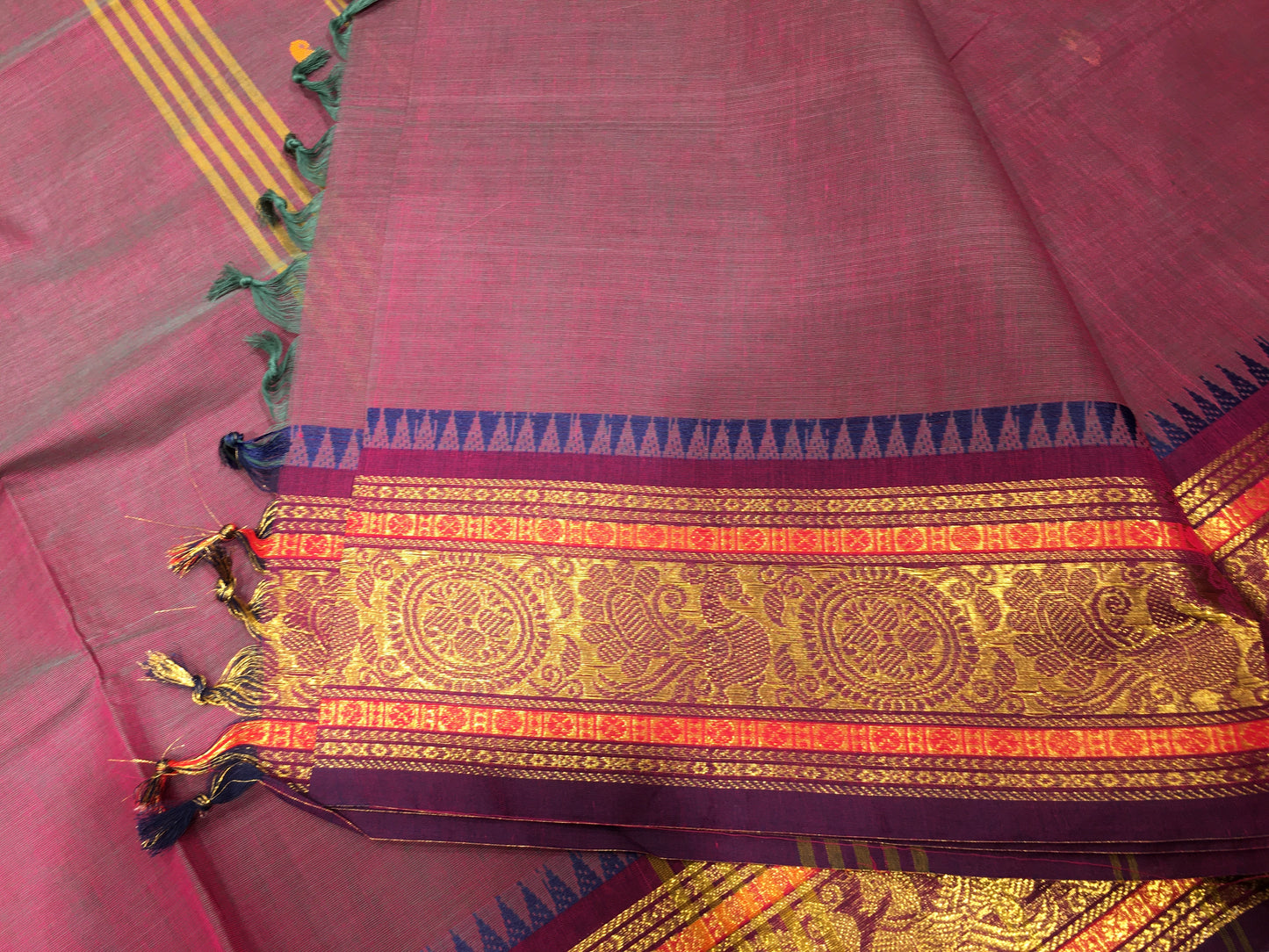 Fancy cotton saree