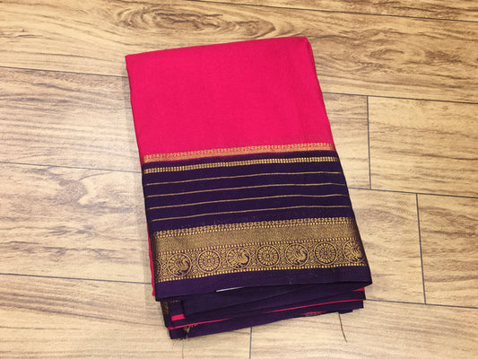 Semi Mysore Crape Silk