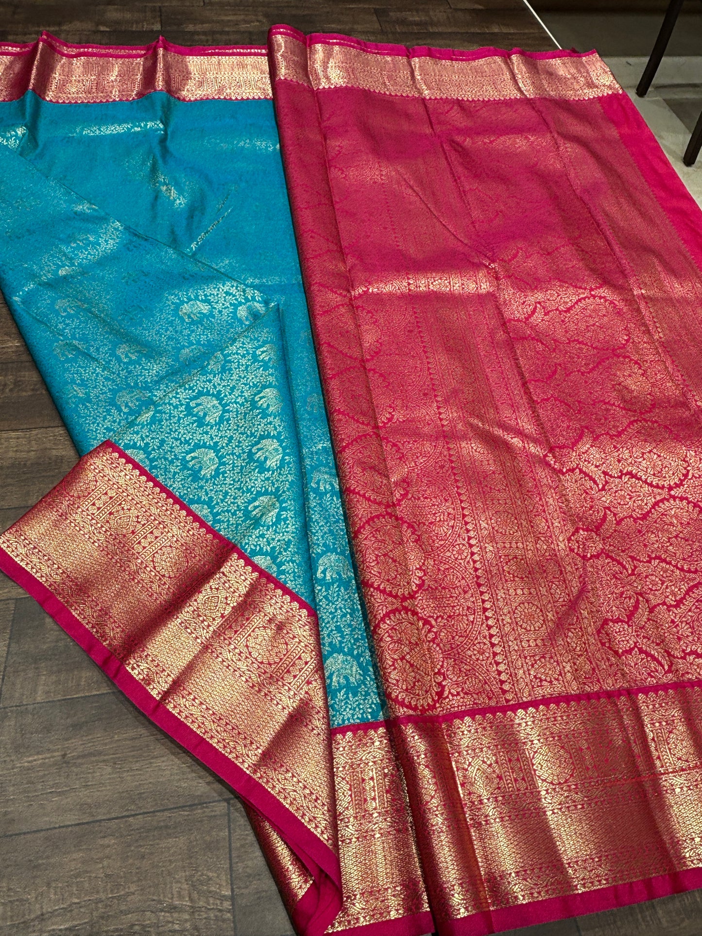 Semi Kanchipuram silk