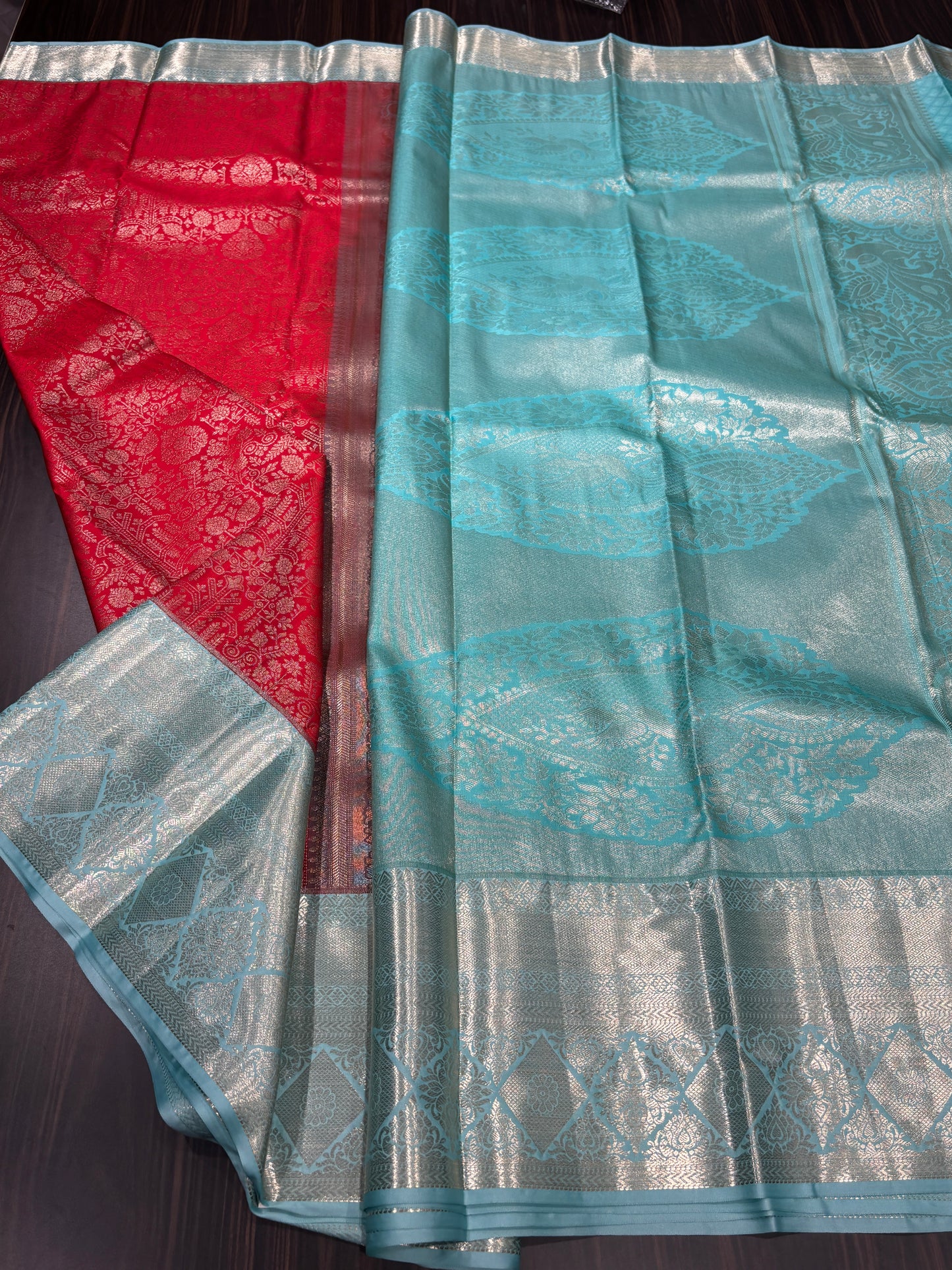 Semi Kanchipuram silk