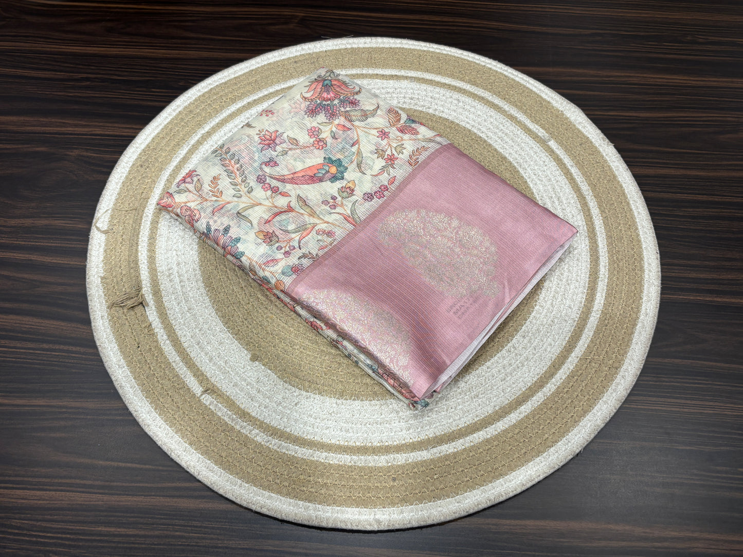 Semi tussar silk saree