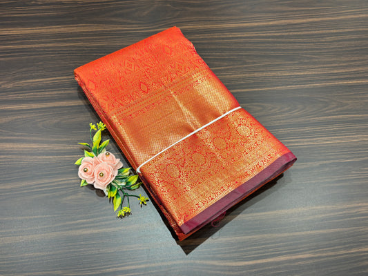 Semi Kanchipuram silk