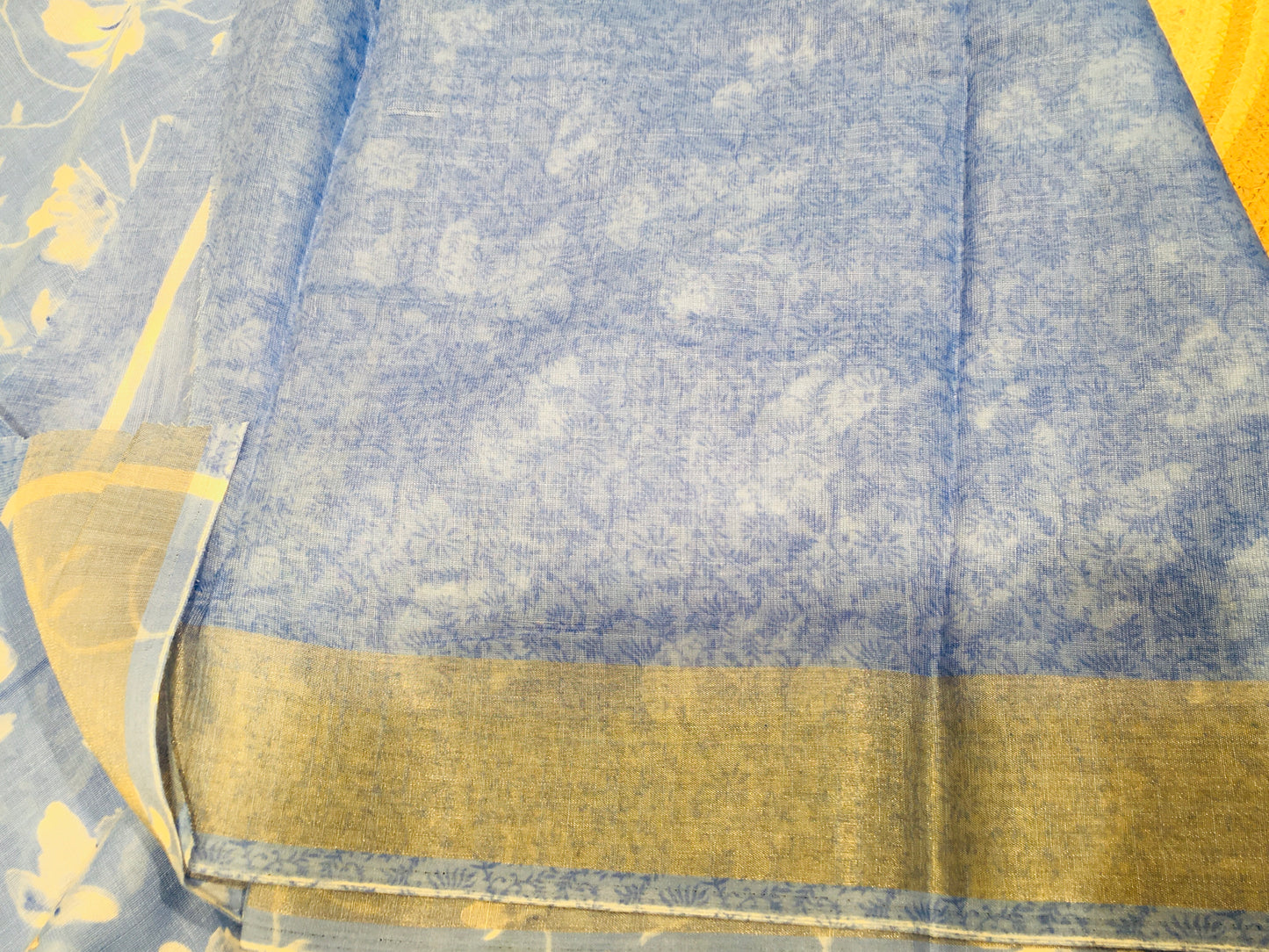Fancy cotton saree