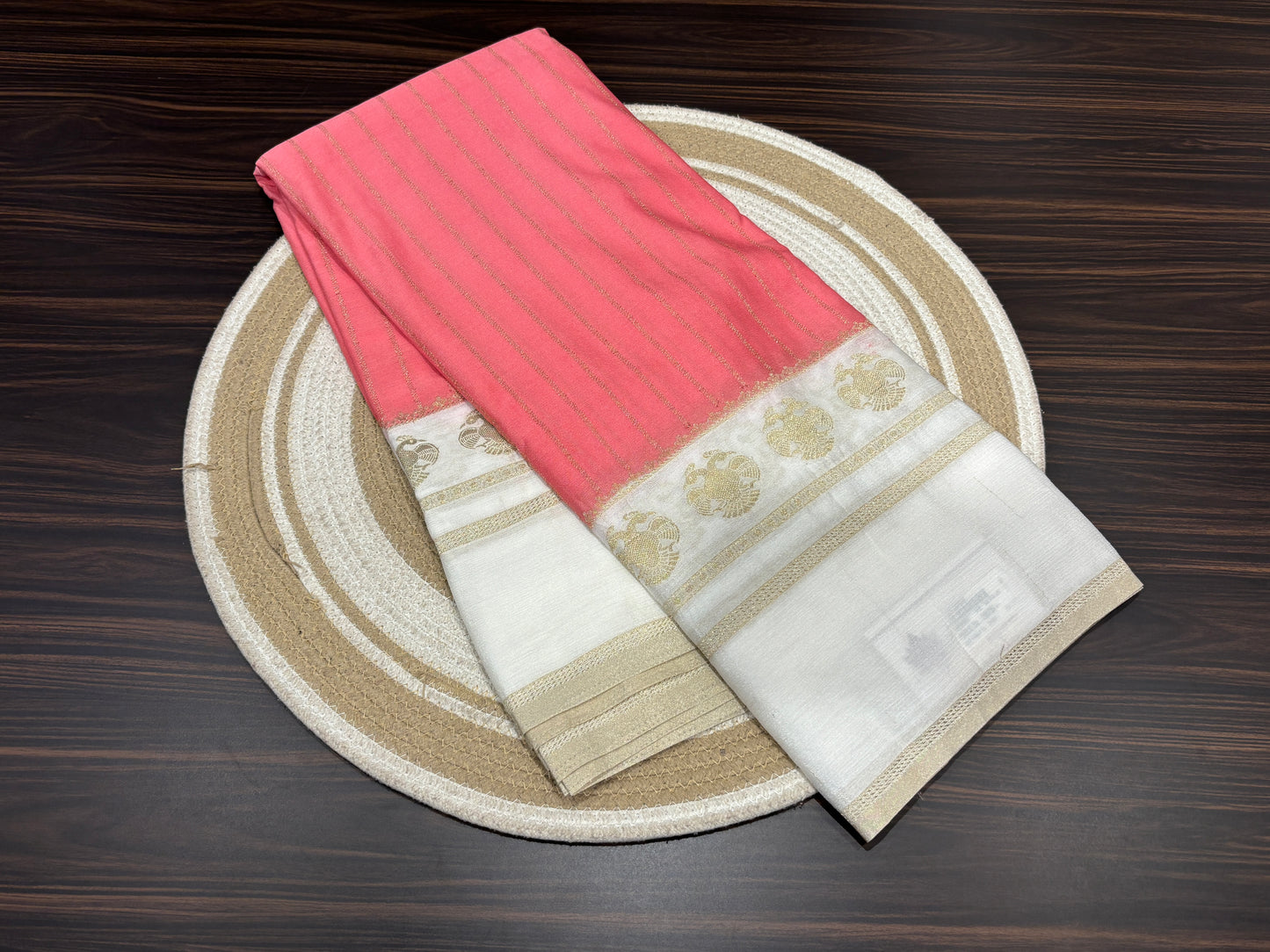 Chiffon crape saree