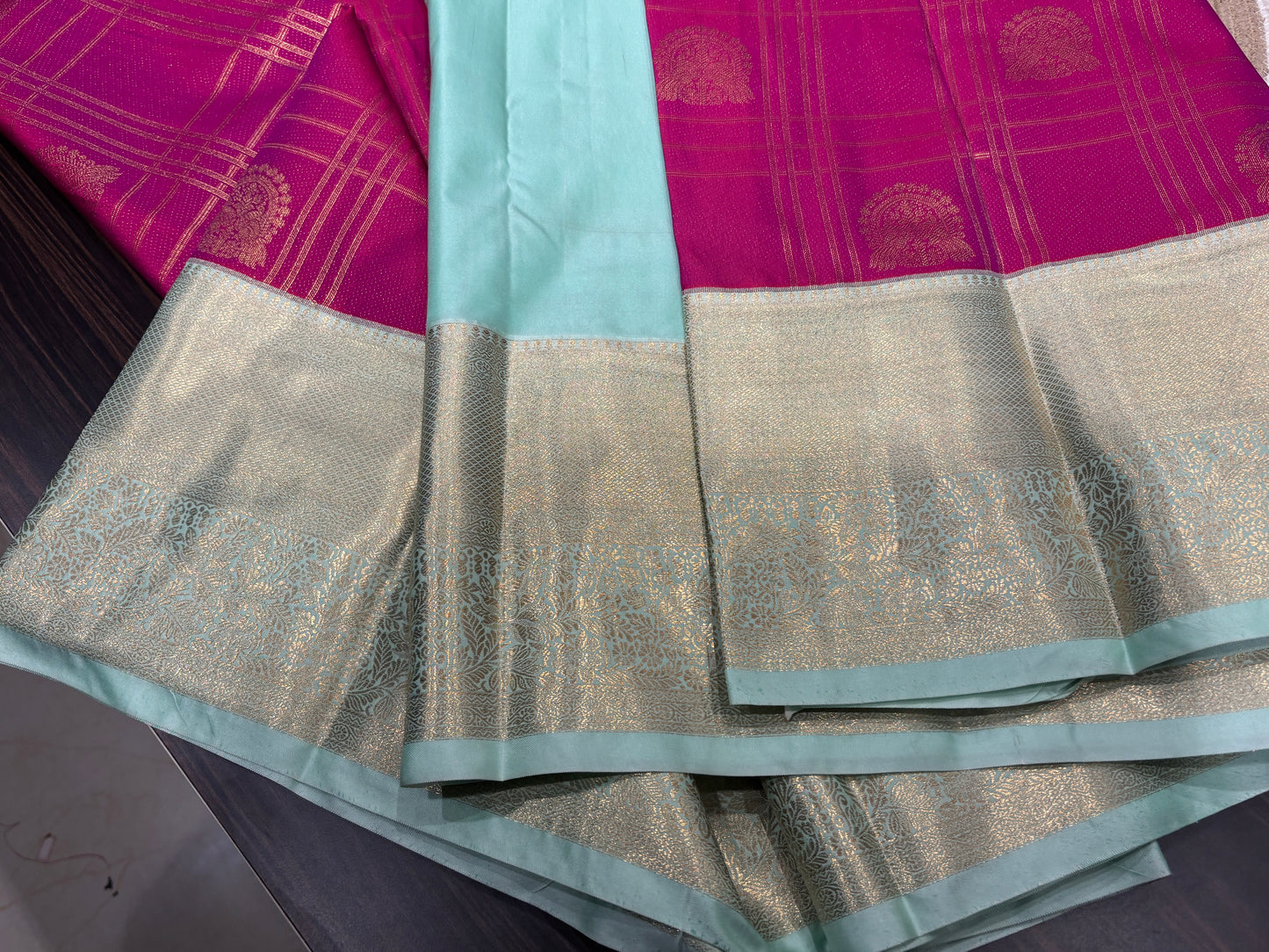 Semi Kanchipuram silk