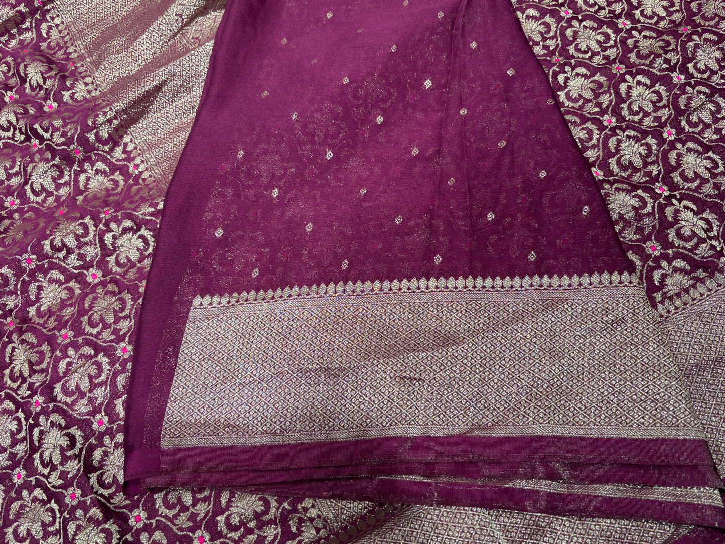 Chiffon georgette saree
