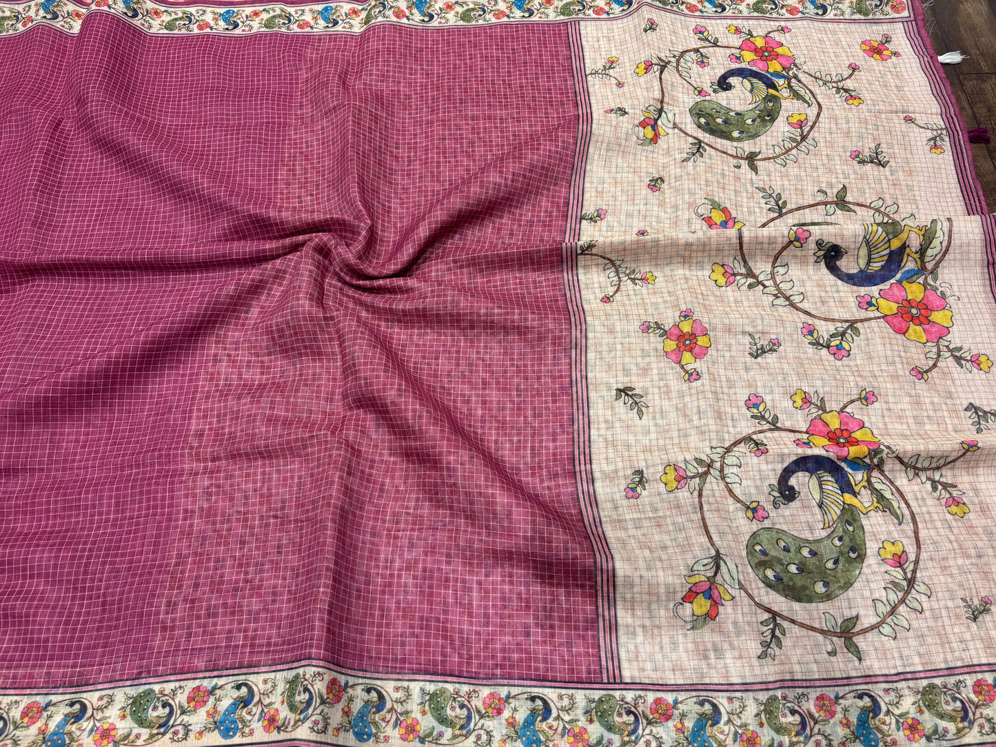 Fancy cotton saree