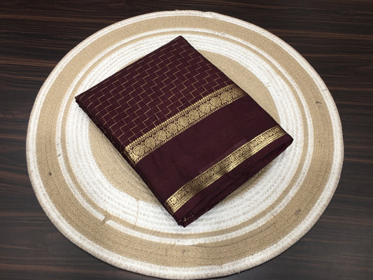 Mysore crape saree