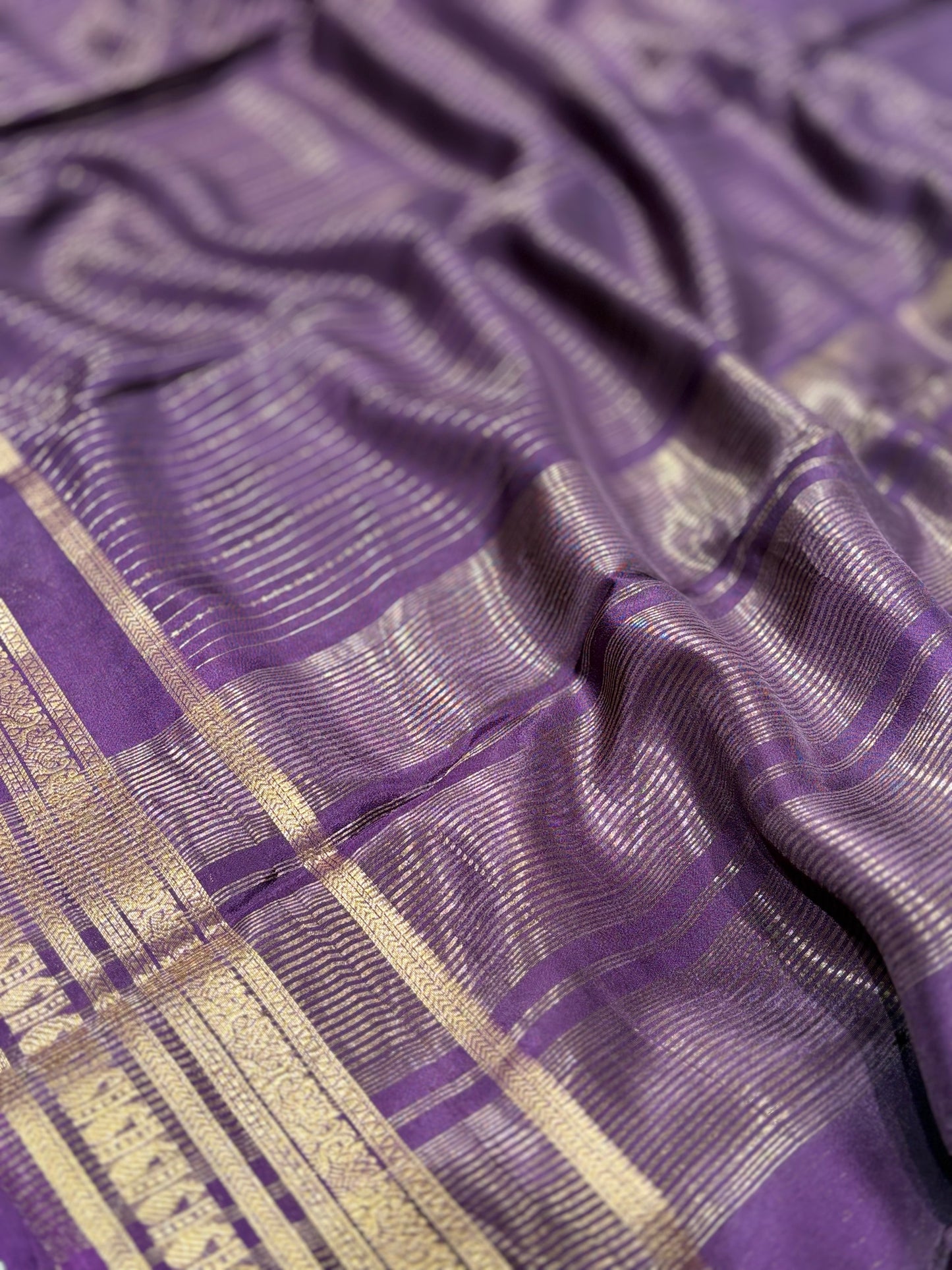 Semi Mysore Crape Silk