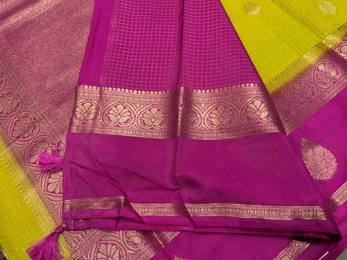 Semi Mysore crape