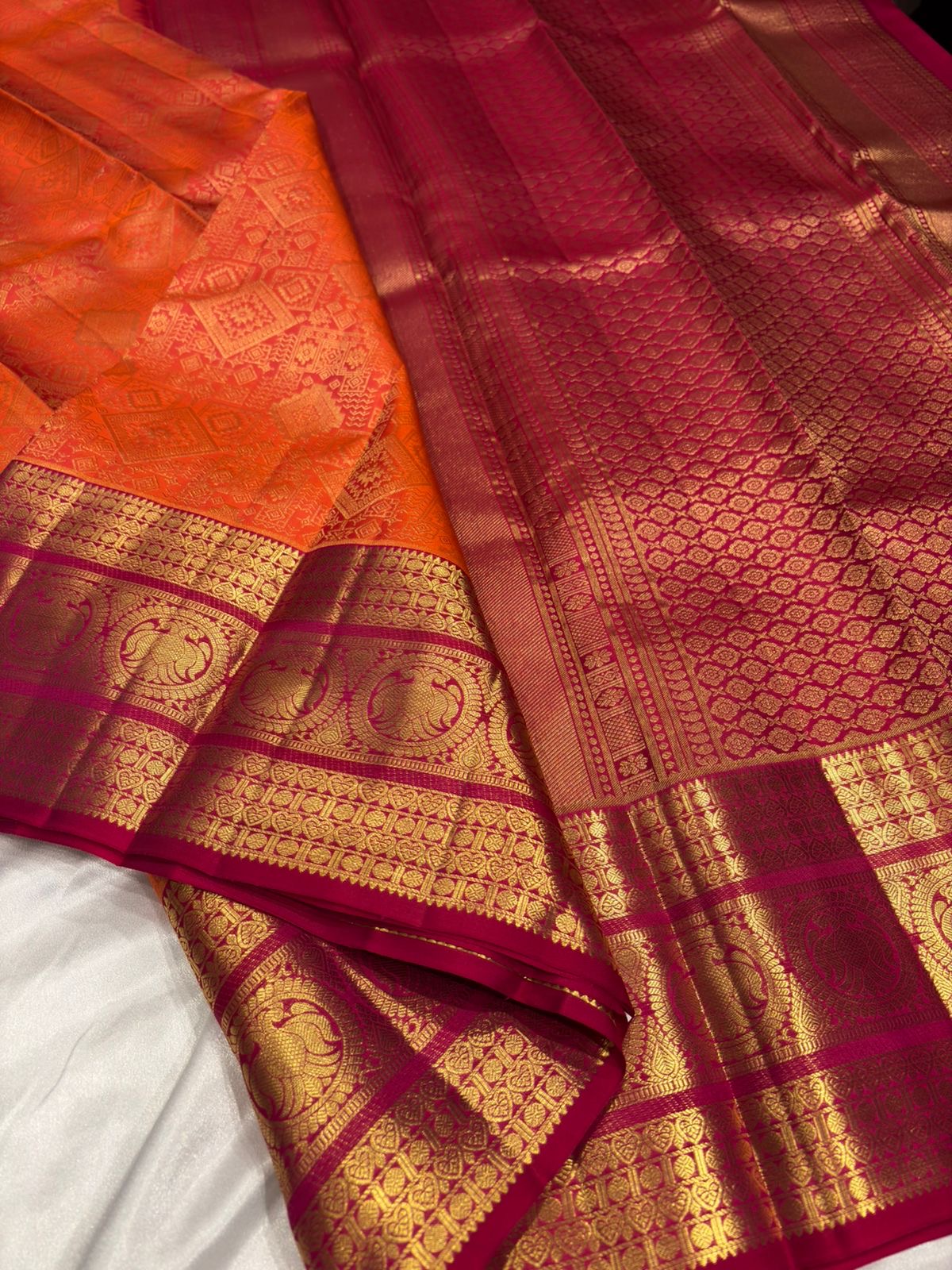 Pure kanchipuram brocade silk