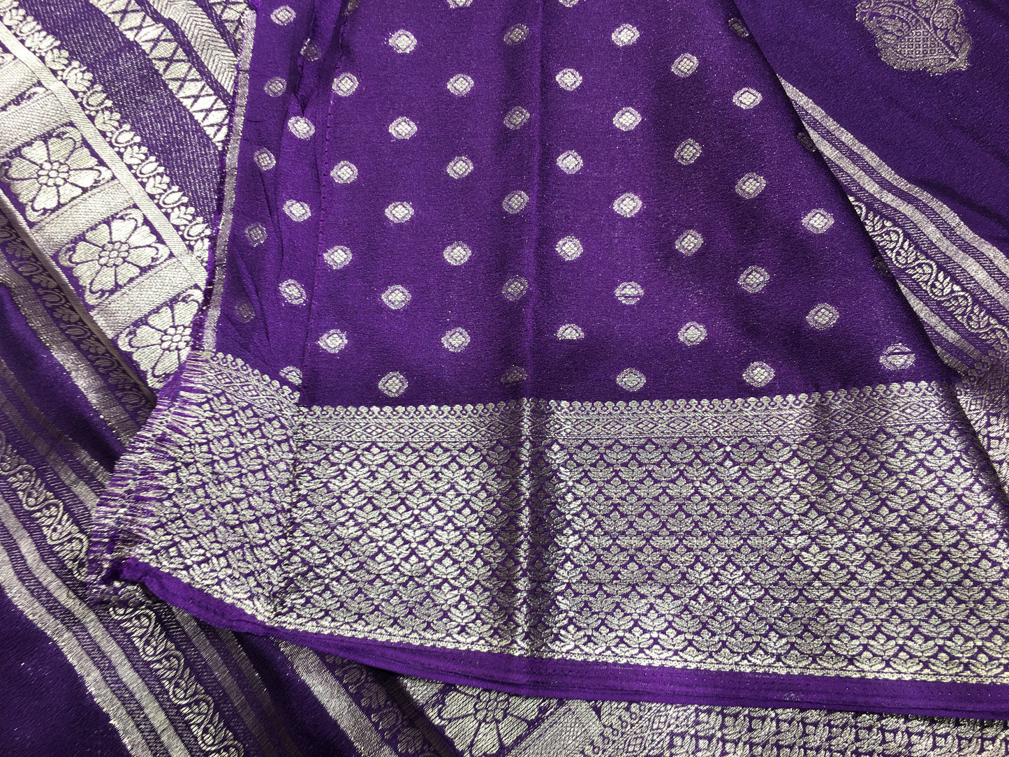 Chiffon Crape Saree