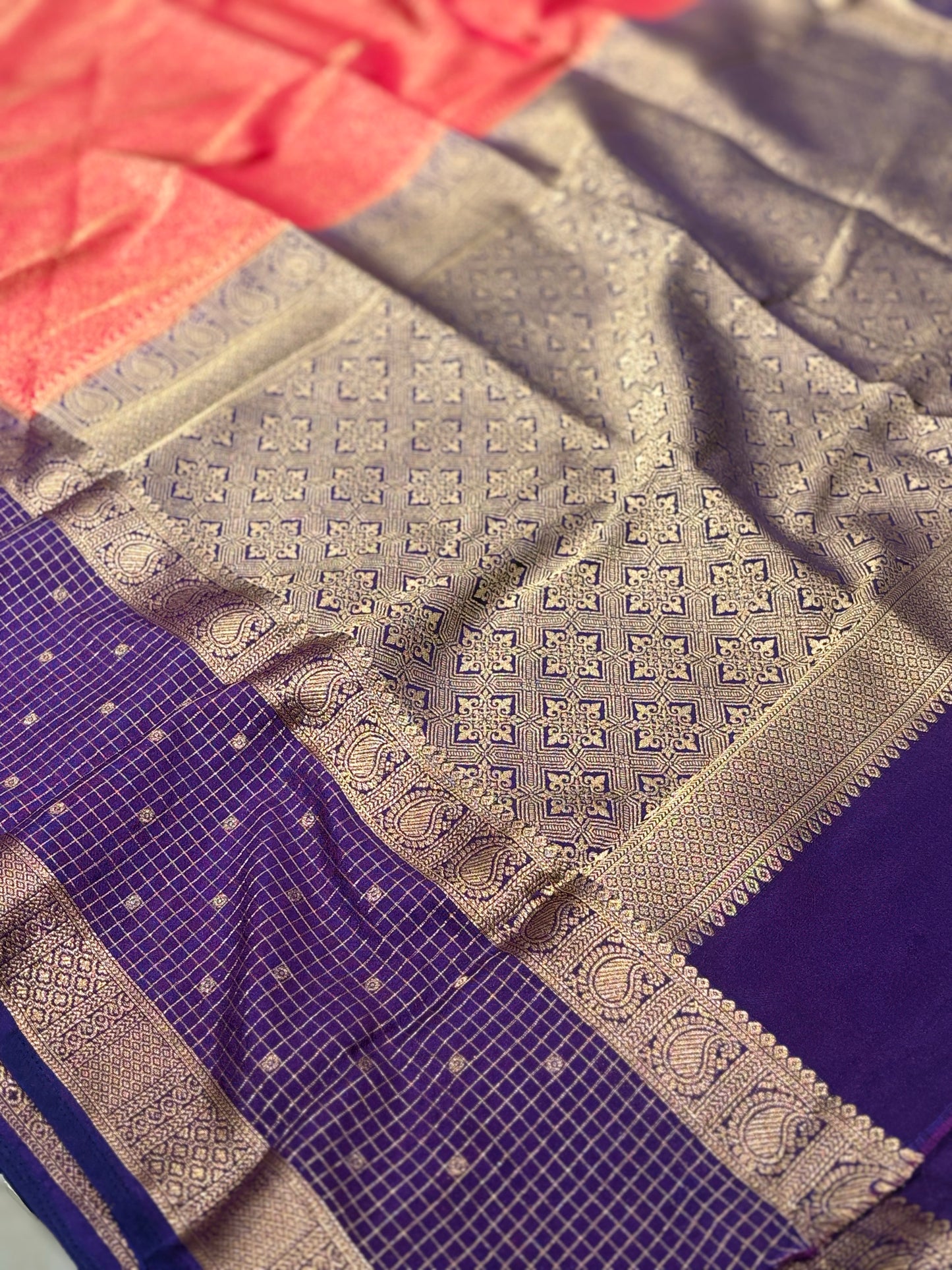 Semi Mysore Crape Saree