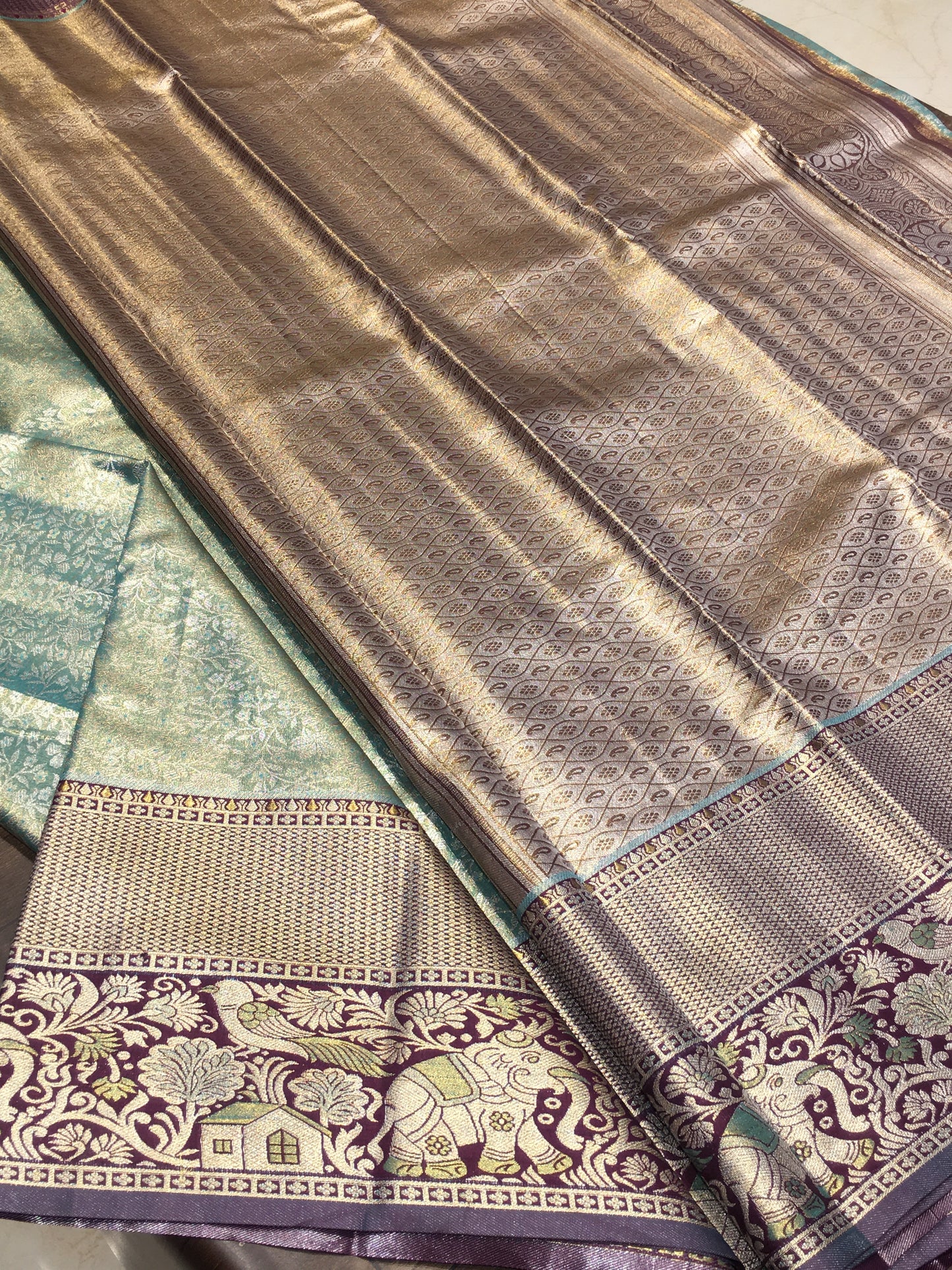 Semi Kanchipuram Tissue