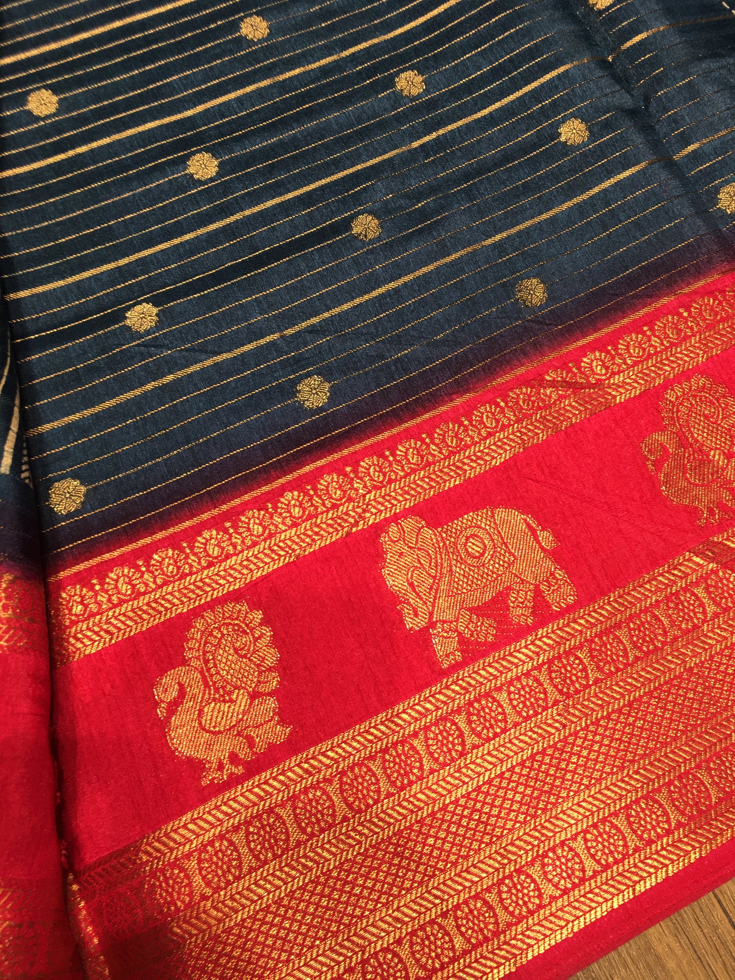 Semi tussar Saree