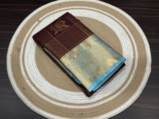 Semi Kanchipuram silk