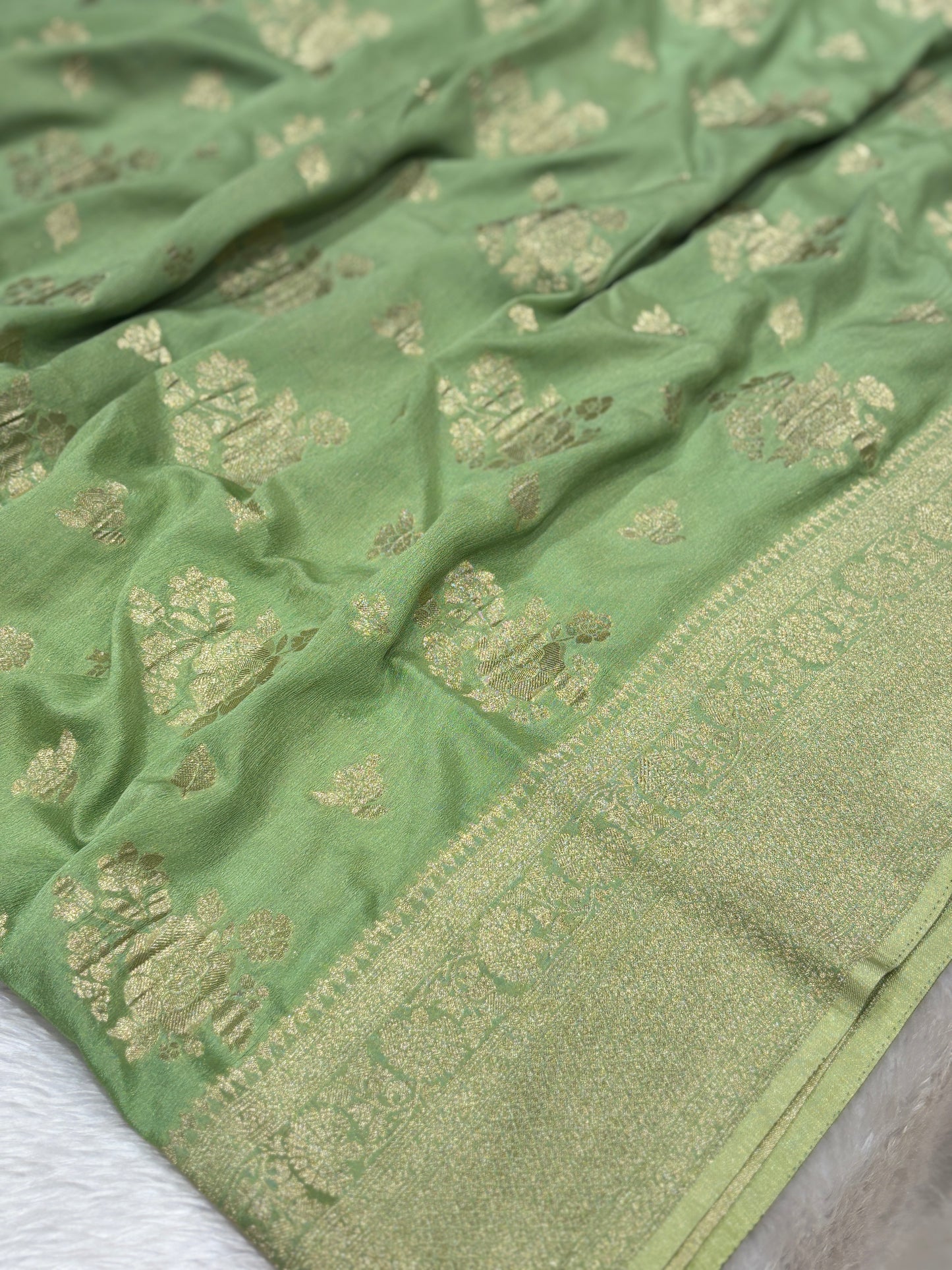 Chiffon georgette saree