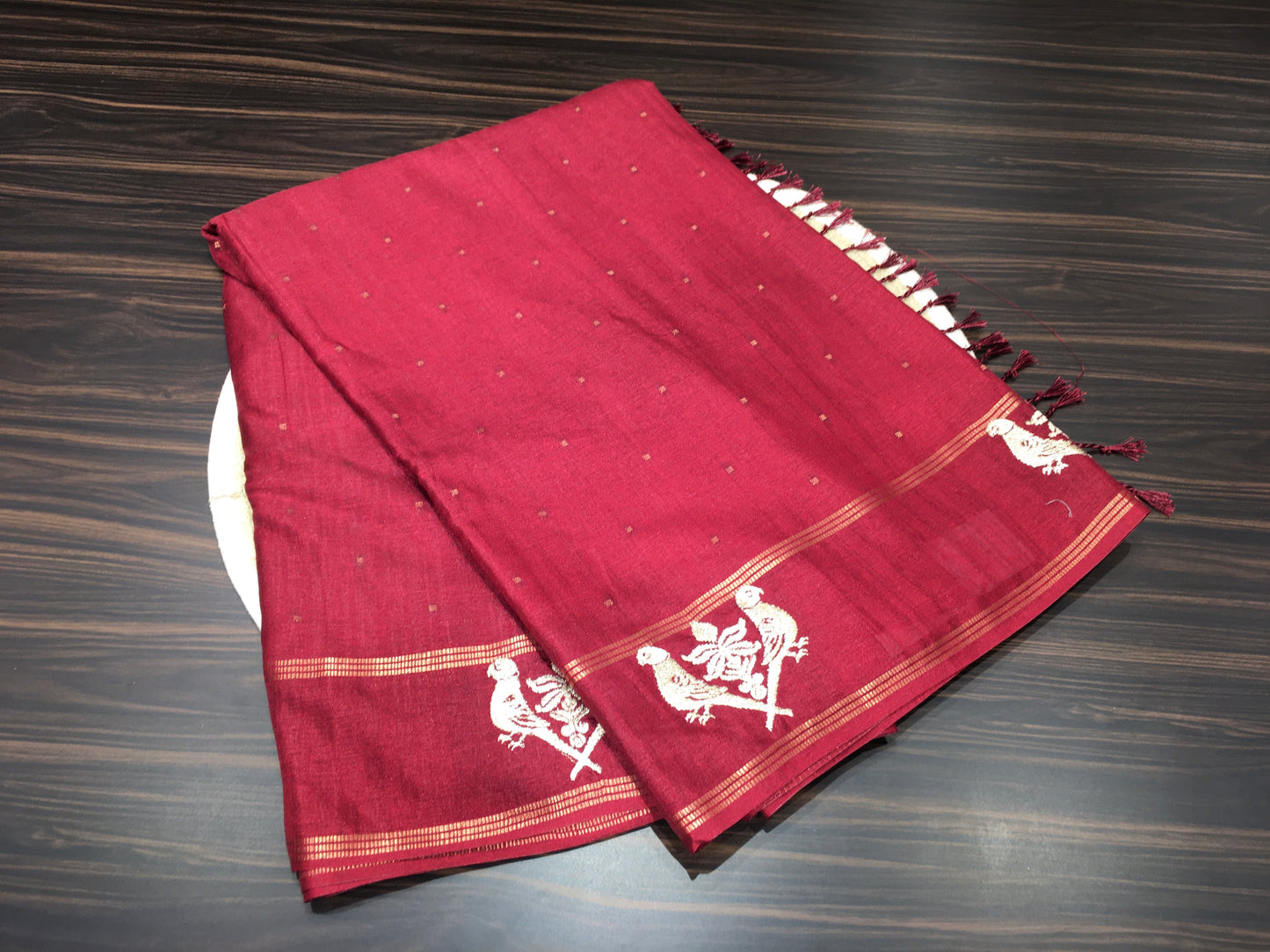 Soft tussar saree