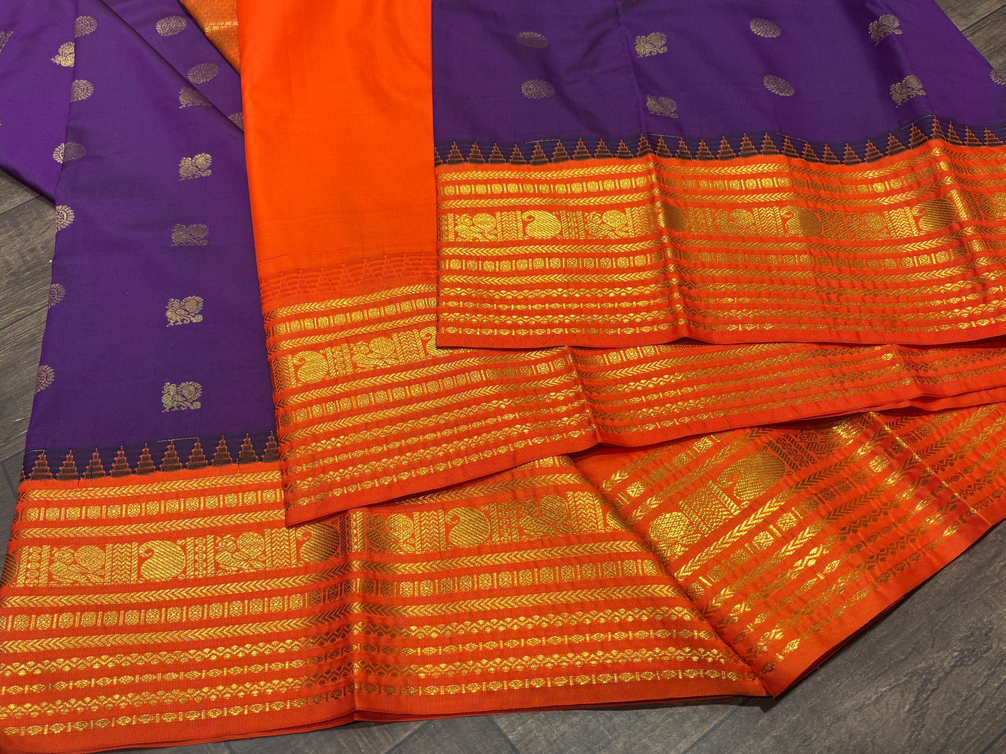 Semi Kanchipuram silk
