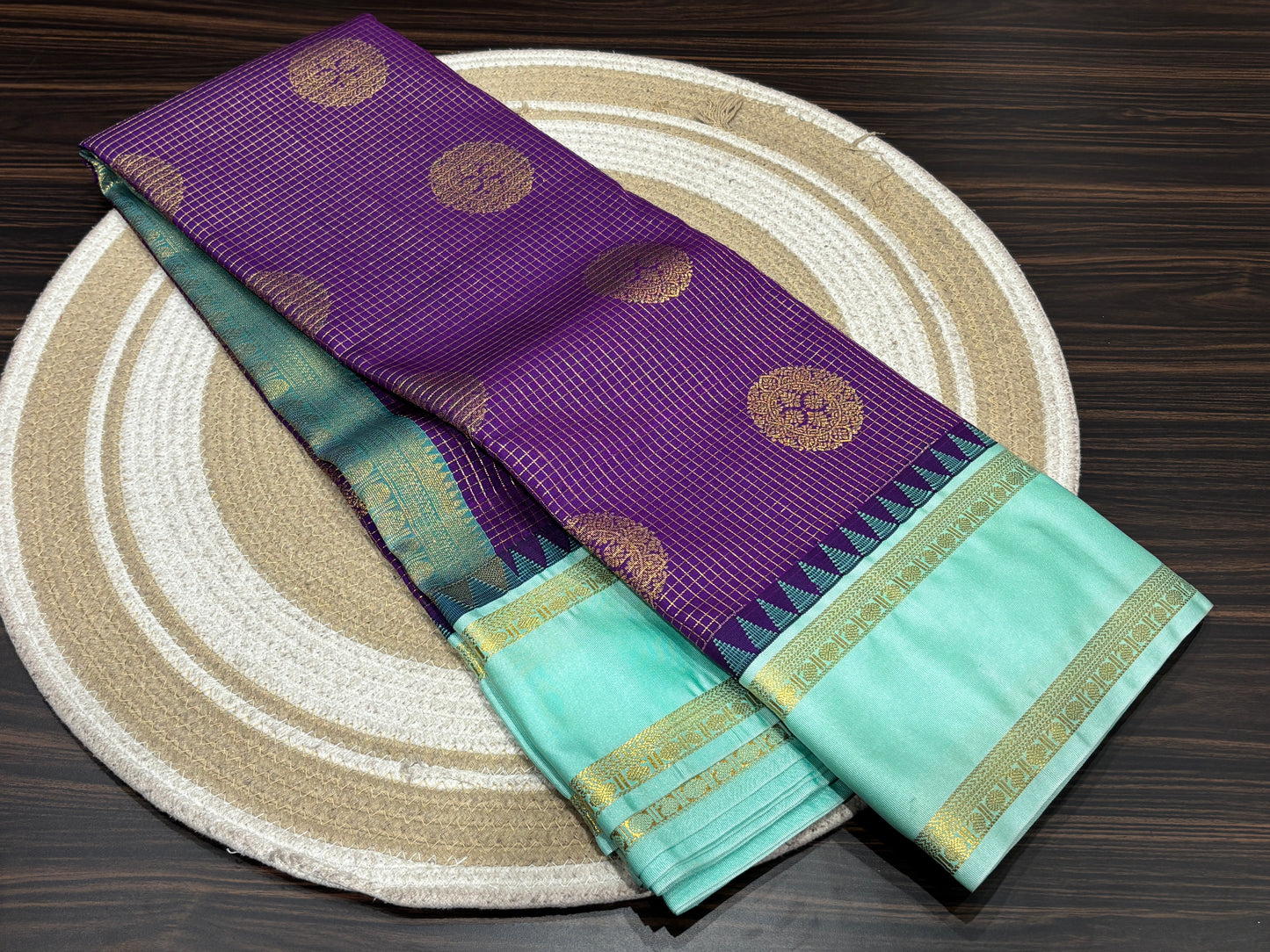 Semi Kanchipuram silk