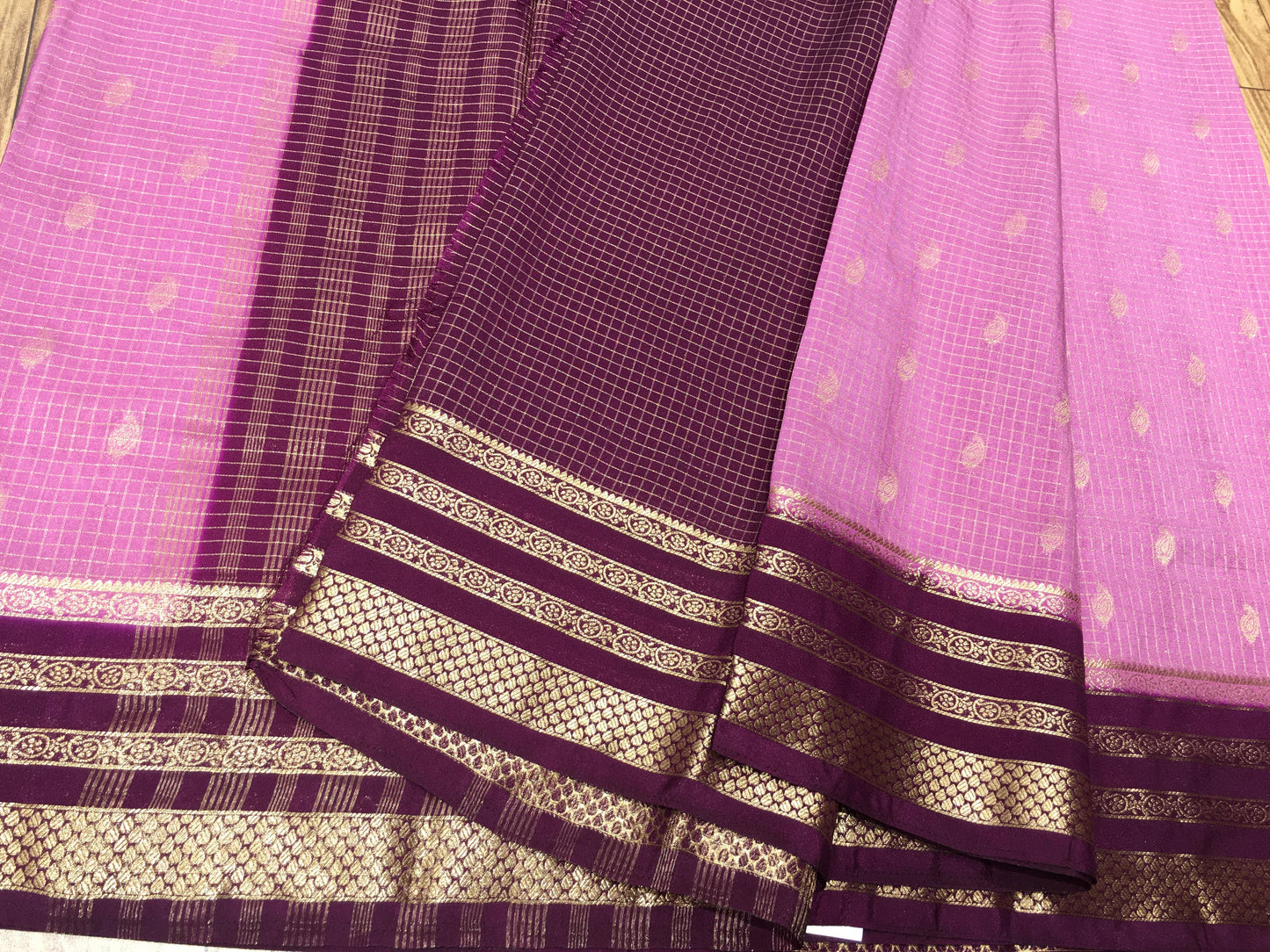 Semi Mysore Crape Silk