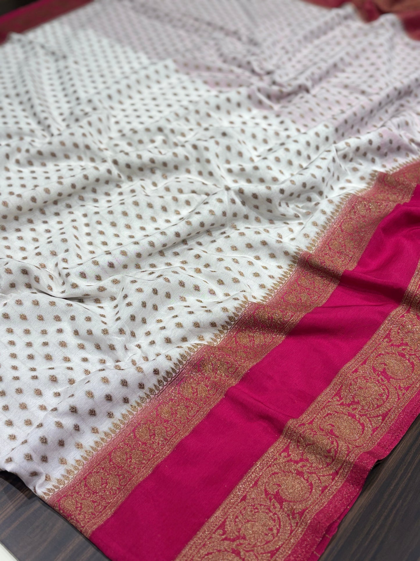Chiffon georgette saree