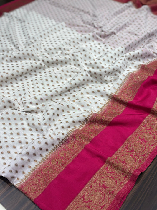Chiffon georgette saree