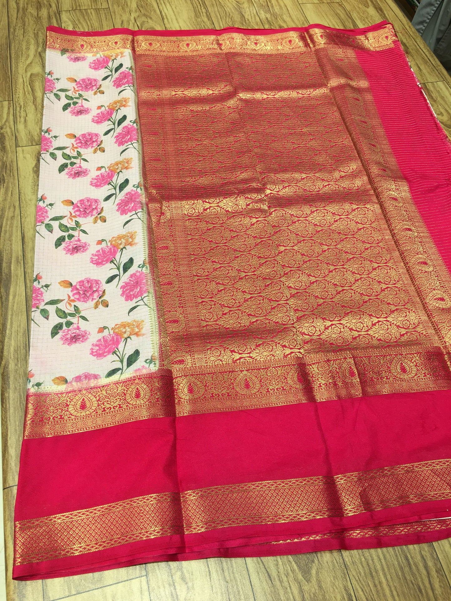 Semi Mysore Crape Silk