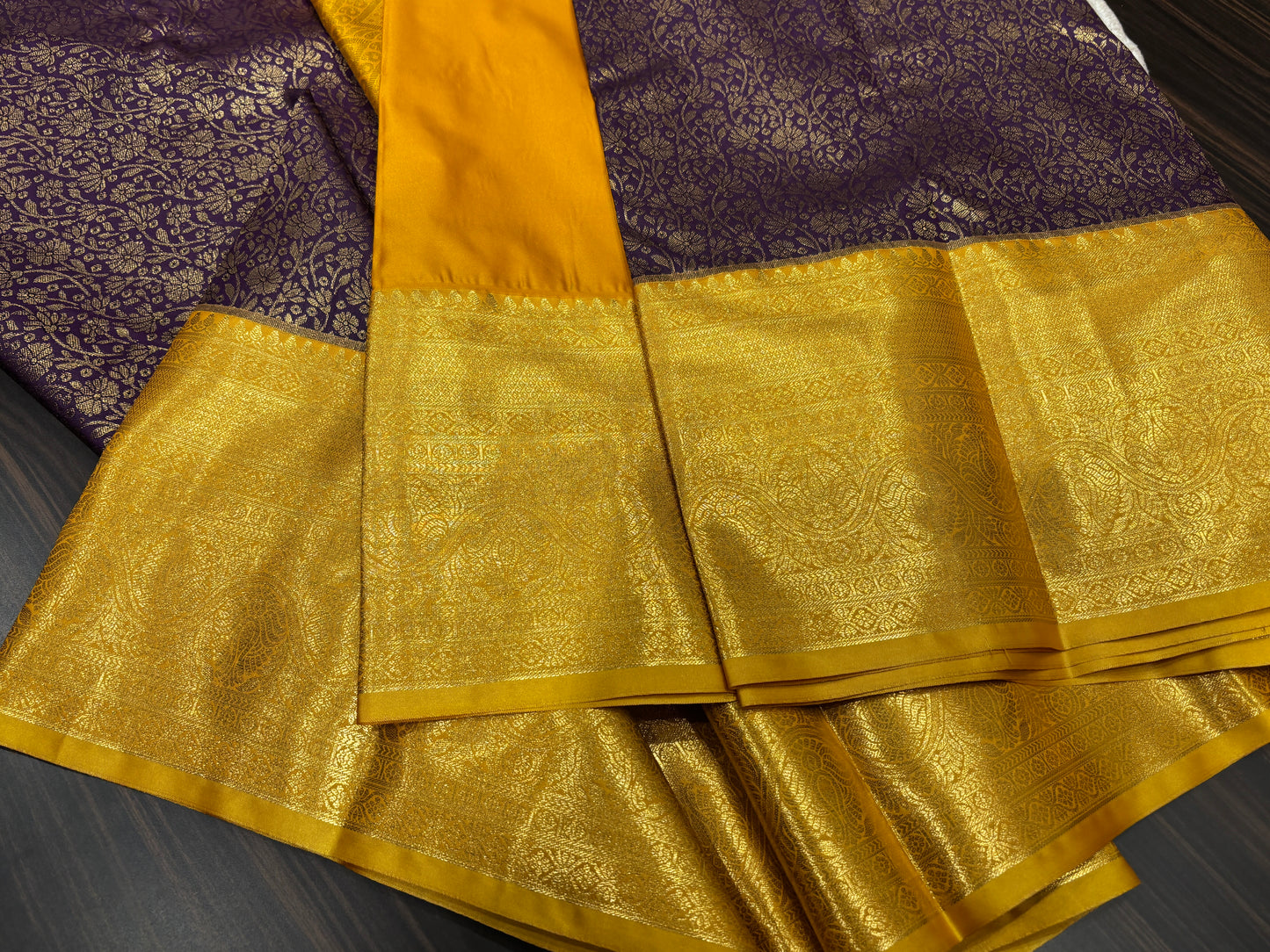 Semi Kanchipuram silk