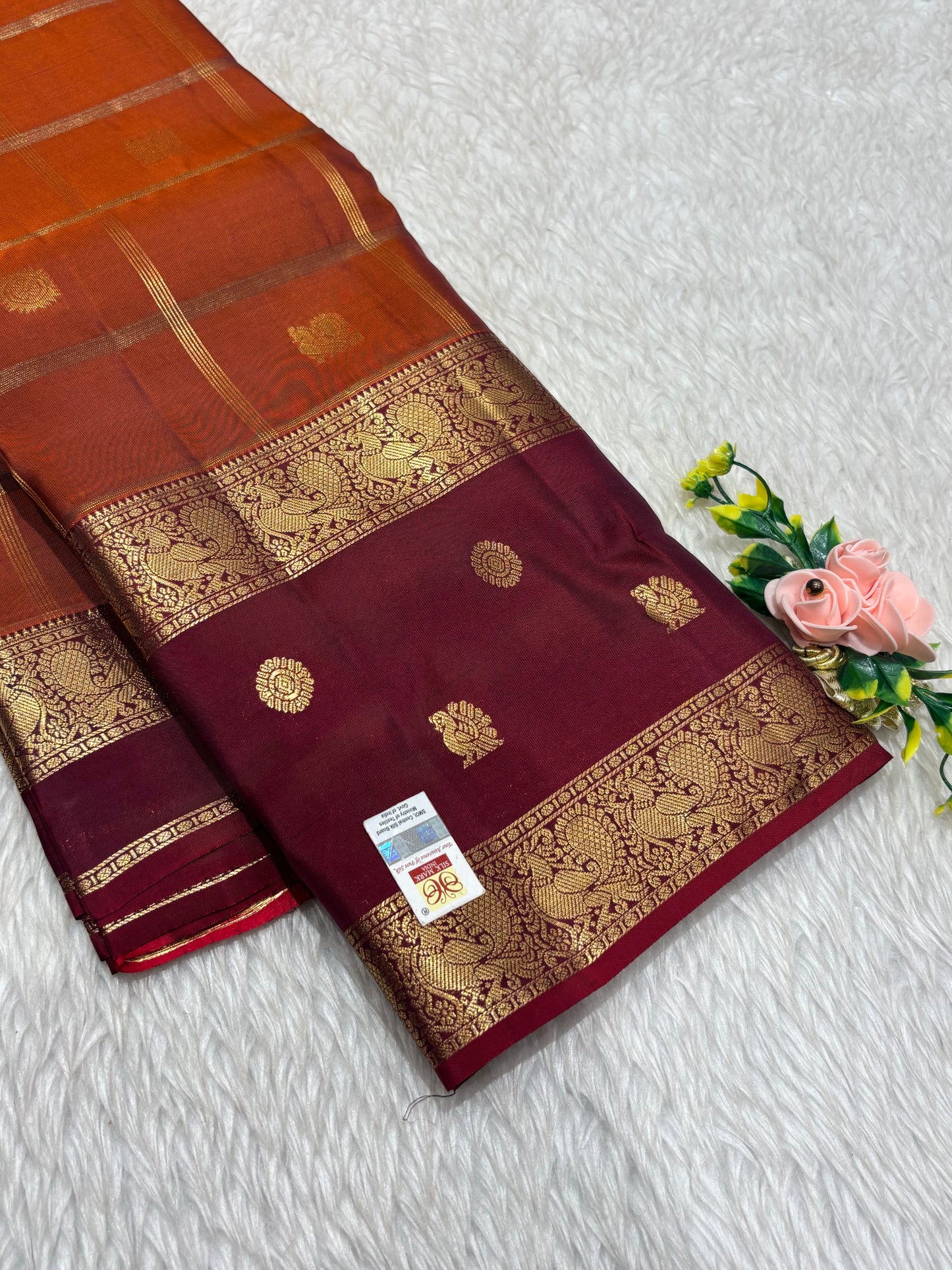 Pure Kanchipuram silk