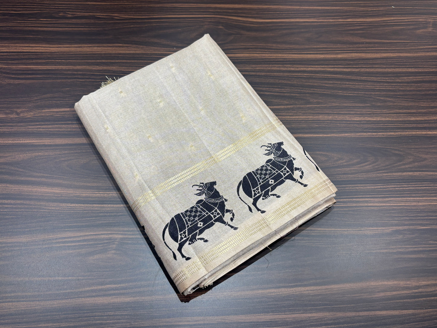 Soft tussar saree