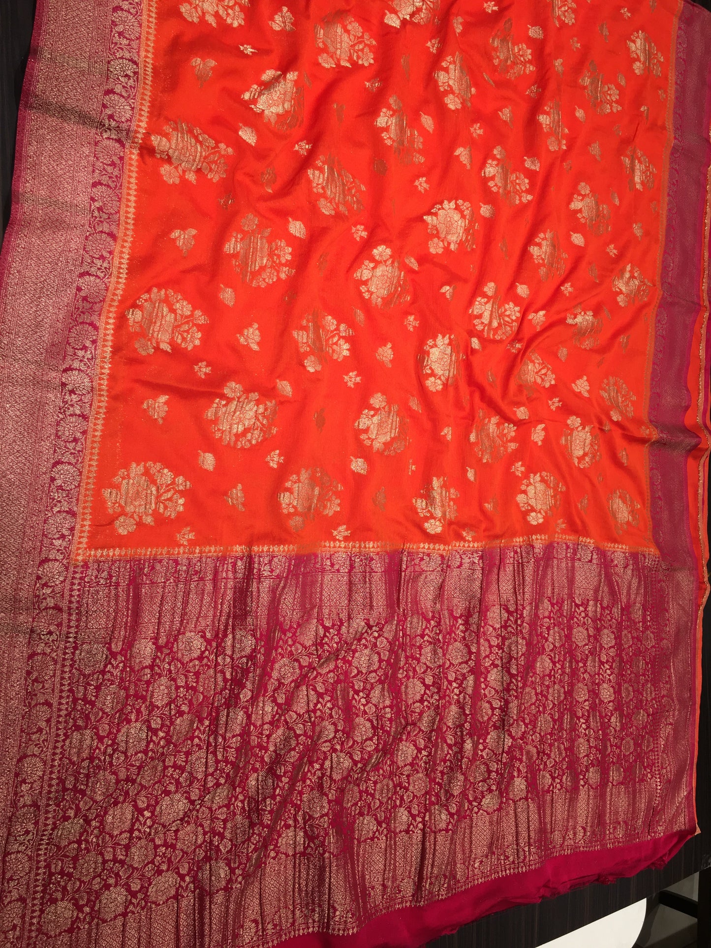 Chiffon georgette saree