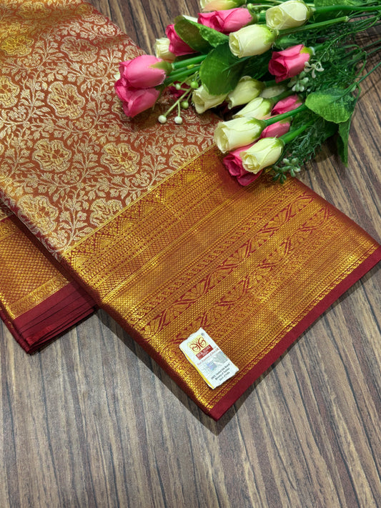 Pure Kanchipuram Broced Silk