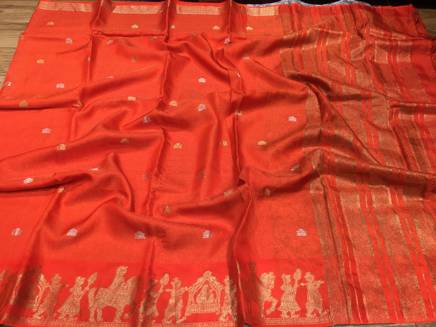 Moonga Crape Saree
