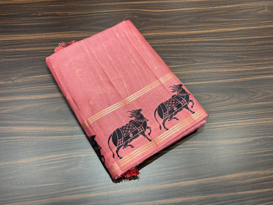 Soft tussar saree