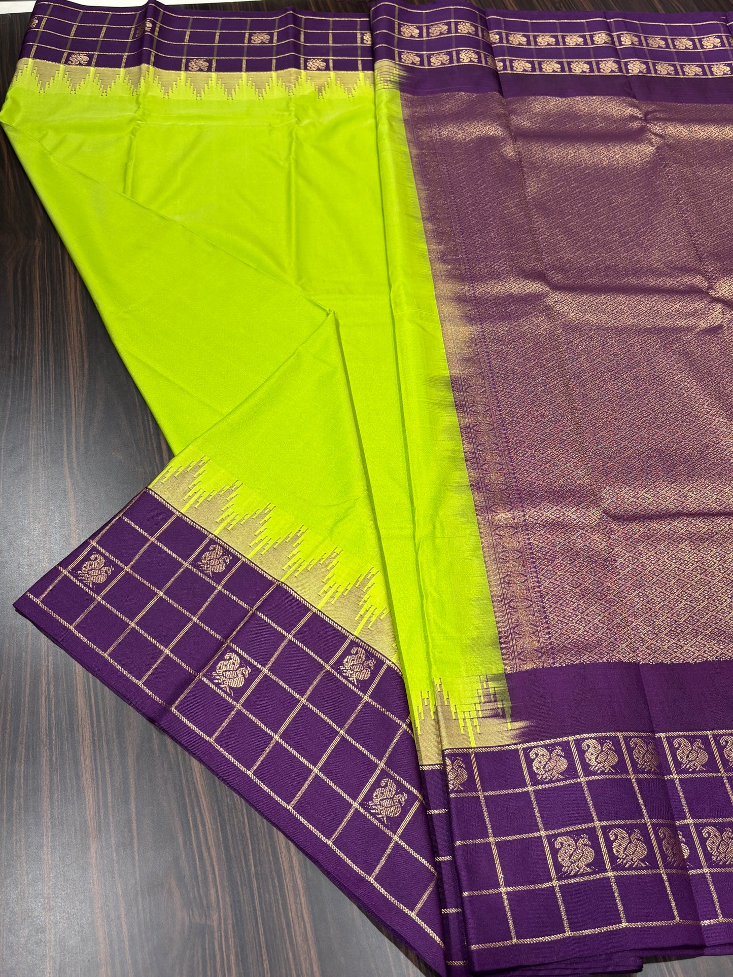 Semi Kanchipuram silk