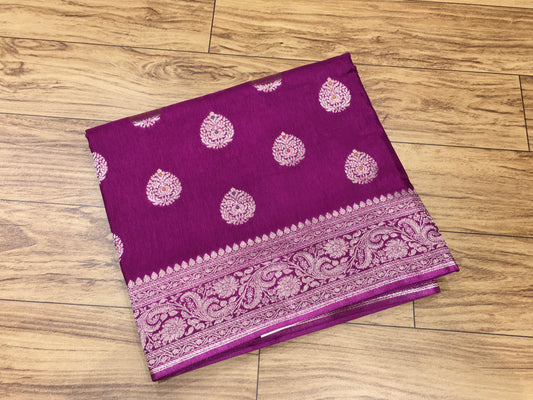 Satin Crape Saree