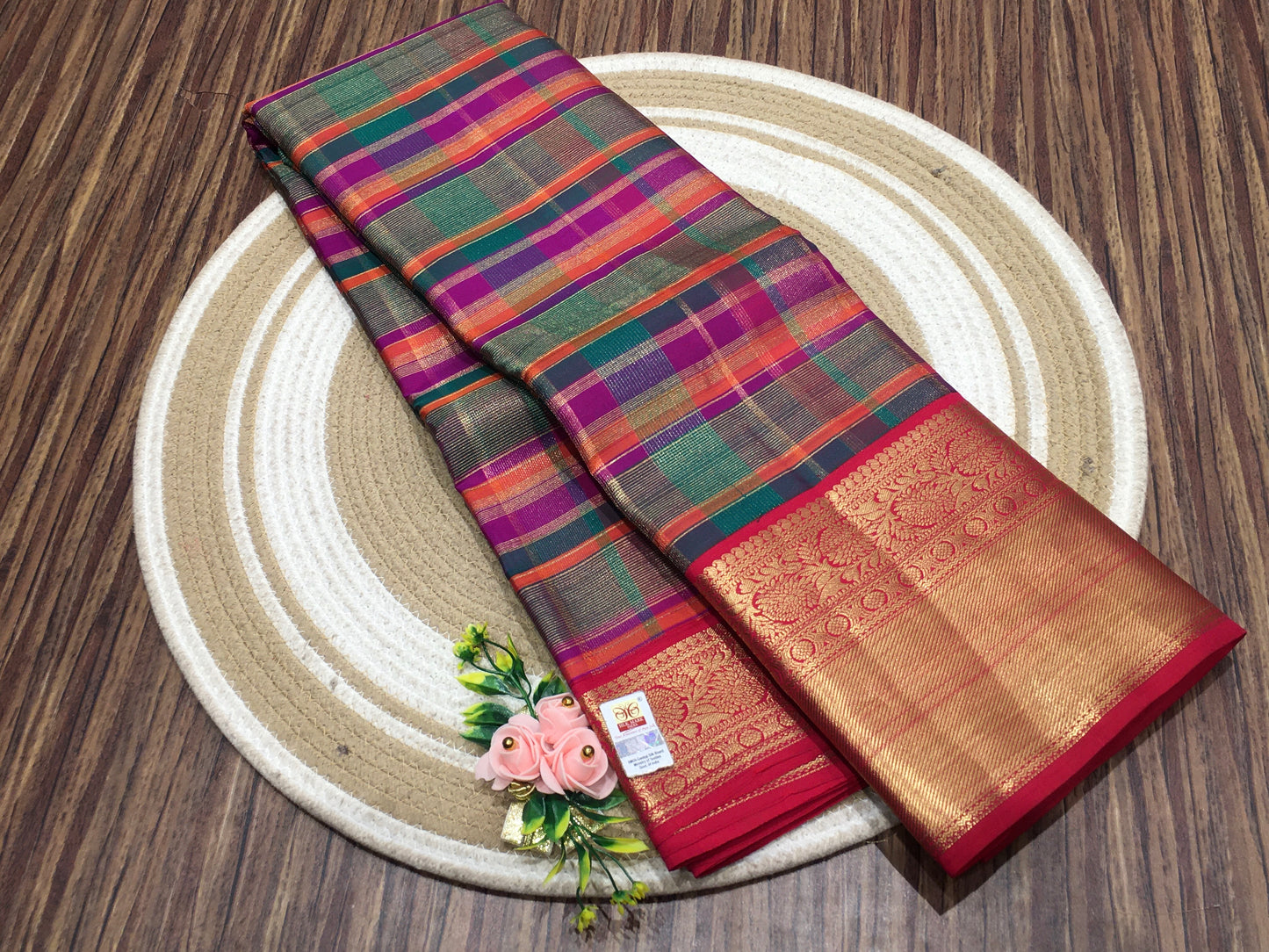 Pure Kanchipuram silk