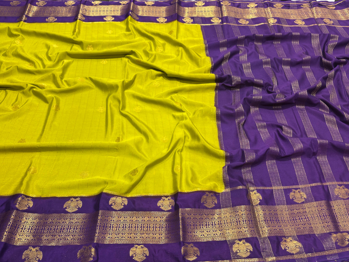 Semi Mysore Crape Silk