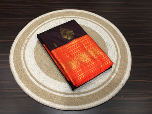 Semi Kanchipuram silk