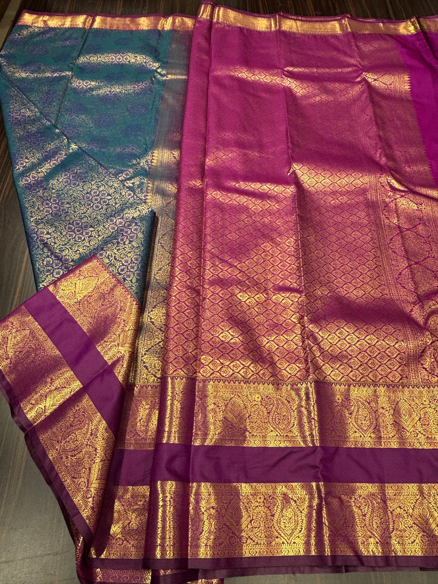 Semi Kanchipuram silk