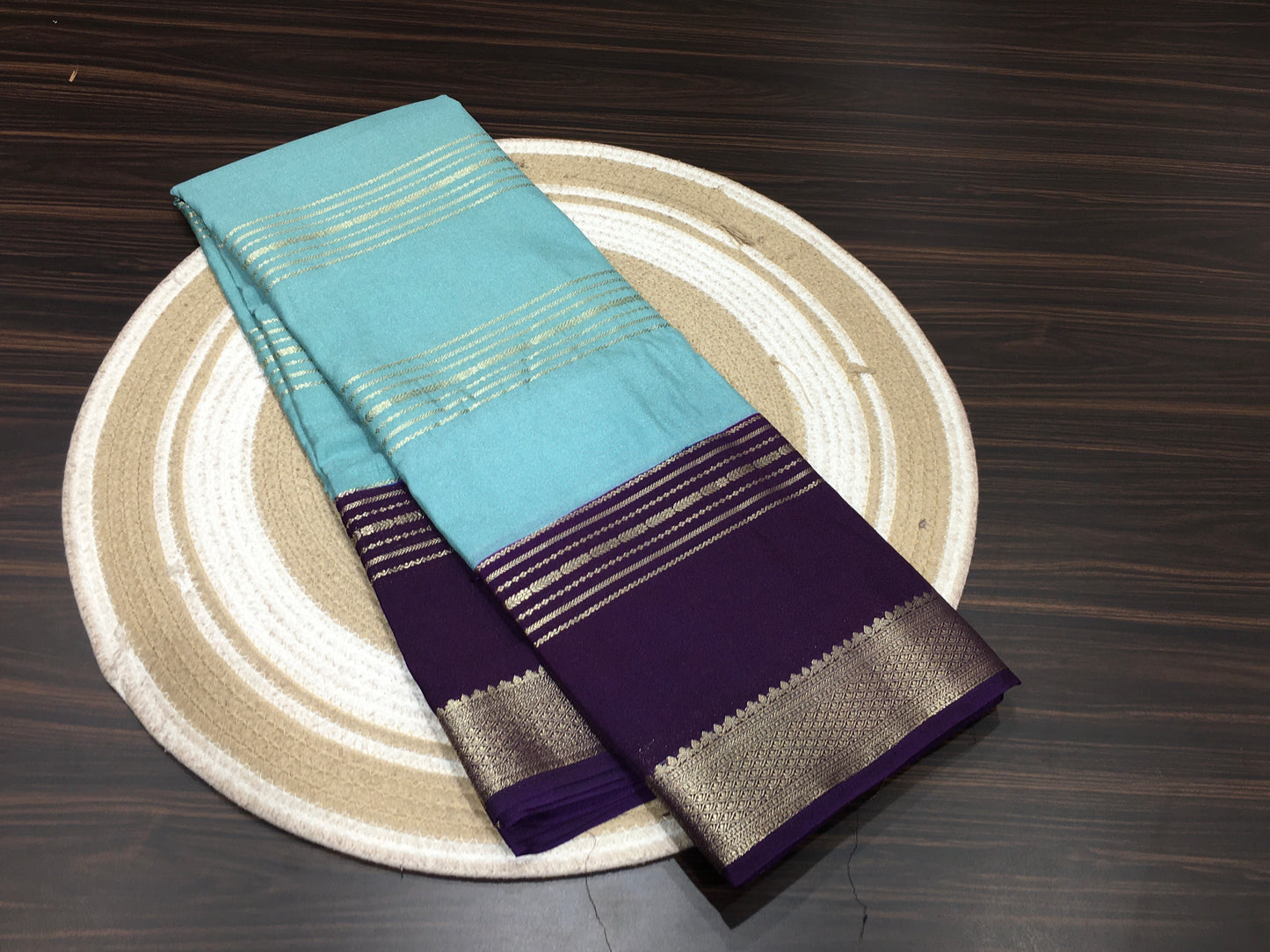 Mysore crape saree