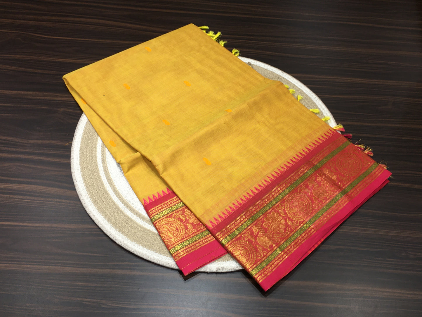 Fancy cotton saree