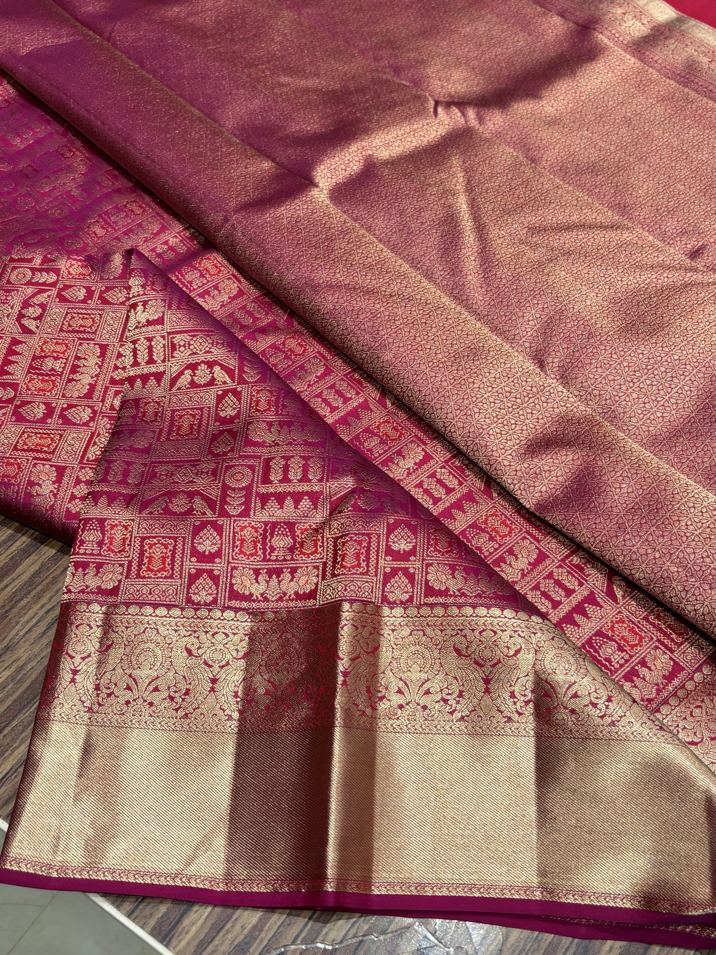 Pure Kanchipuram Broced Silk