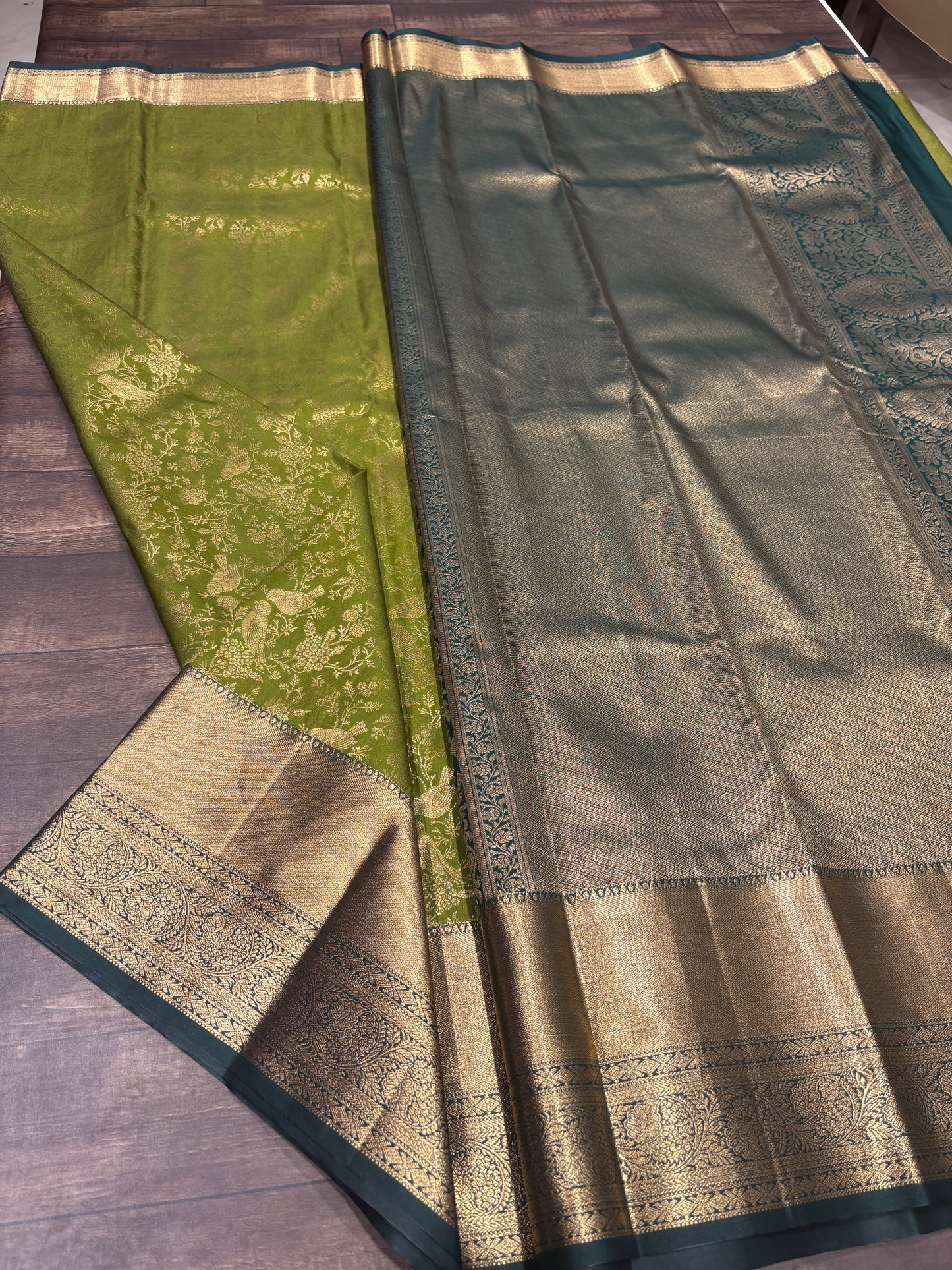 Semi Kanchipuram silk
