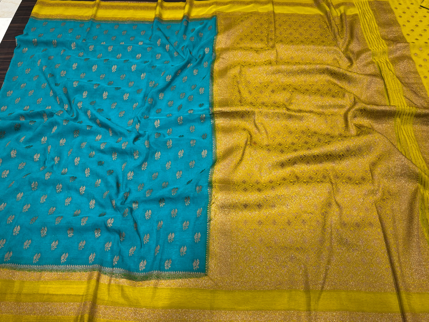 Chiffon georgette saree