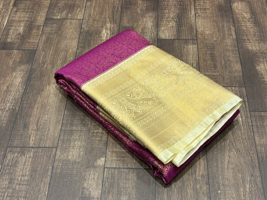 Semi Kanchipuram silk