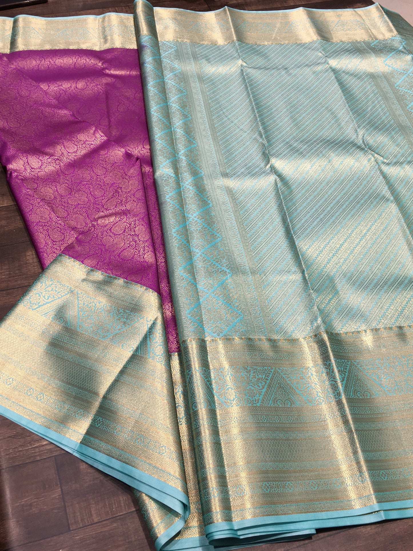 Semi Kanchipuram silk